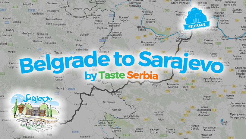 [INFOGRAPHIC] Belgrade to Sarajevo Food Tour