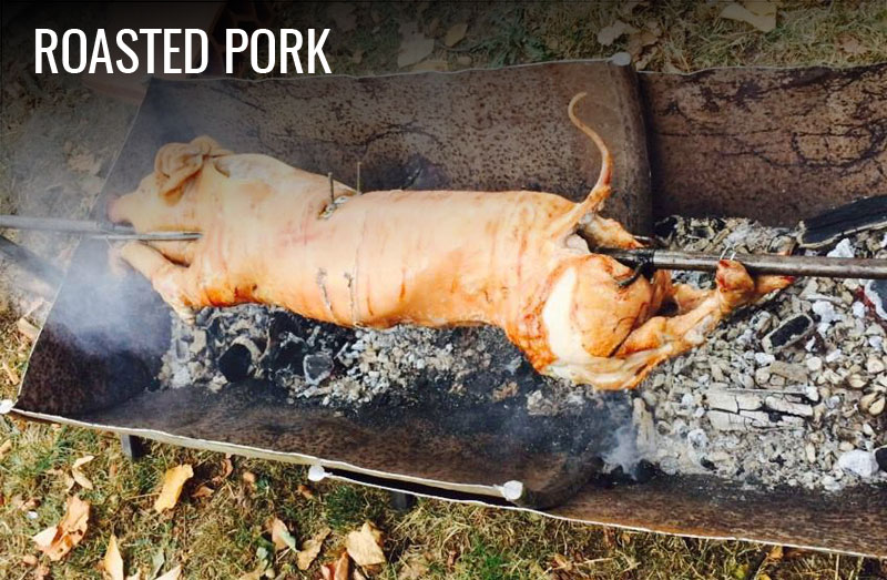 roasted pork